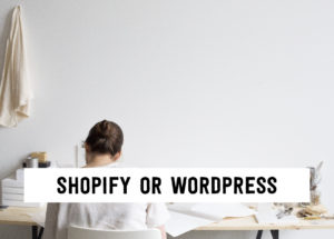 Shopify or WordPress | Tizzit.co - start and grow a successful handmade business
