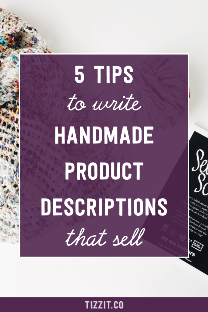 How to define handmade items