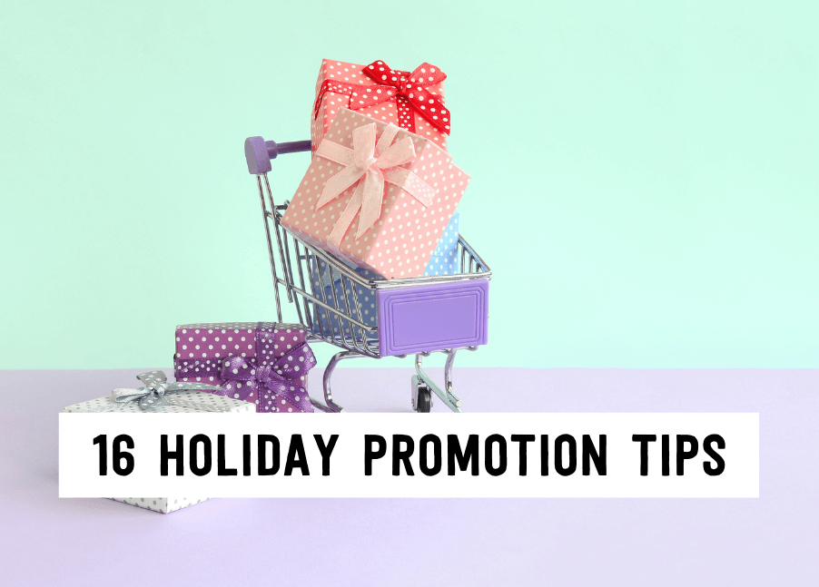 16 holiday promotion tips | Tizzit.co - start and grow a successful handmade business