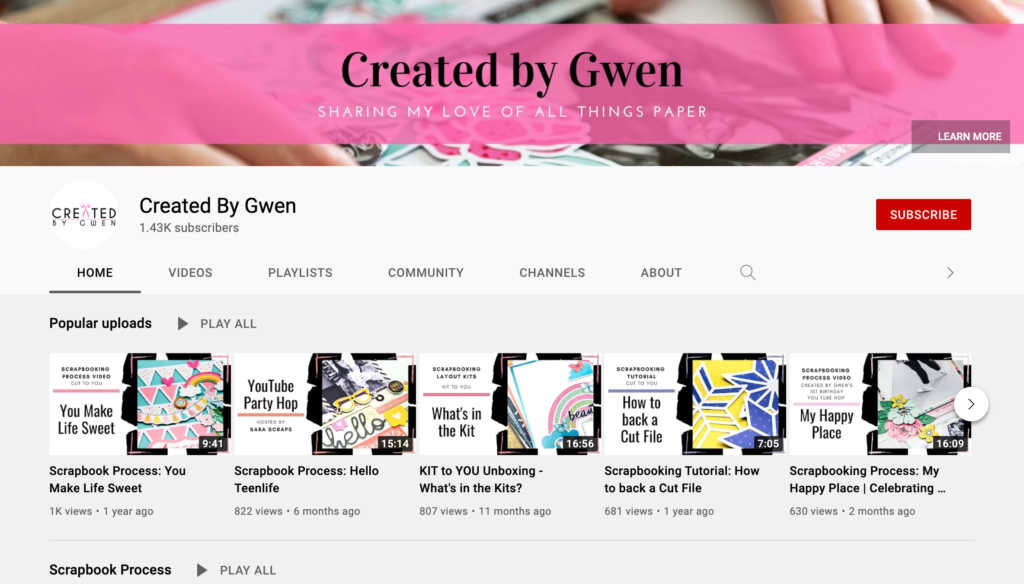 Gwen YouTube Channel | Tizzit.co - start and grow a successful handmade business