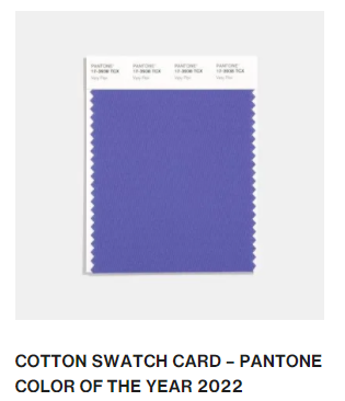 Cotton swatch card - Pantone color of the year 2022 | Tizzit.co - start and grow a successful handmade business