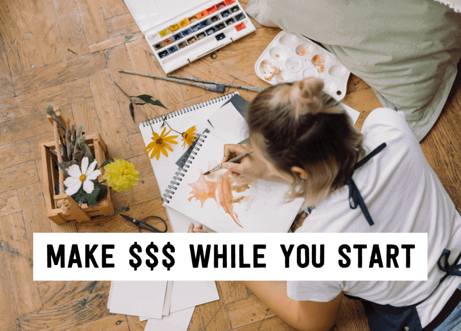 Make money while you start | Tizzit.co - start and grow a successful handmade business