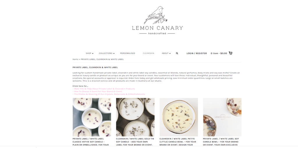 Lemon canary | Tizzit.co - start and grow a successful handmade business