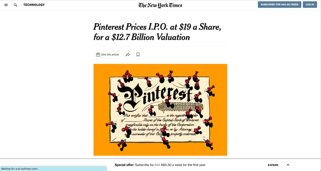 is pinterest worth it - pinterest prices IPO | Tizzit.co - start and grow a successful handmade business