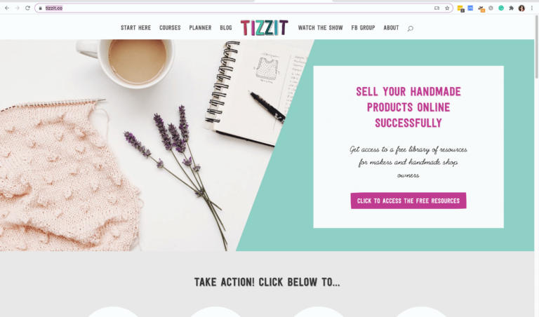 Sell your handmade products online successfully | Tizzit.co - start and grow a successful handmade business