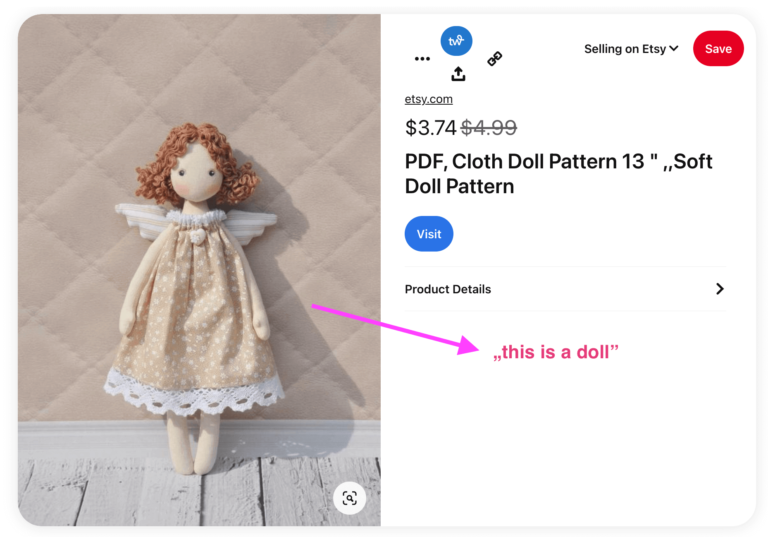 Pinterest algorithm 2023 - doll | Tizzit.co - start and grow a successful handmade business