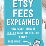 Etsy fees explained how much does it really cost to sell on Etsy? Free guide! | Tizzit.co - start and grow a successful handmade business