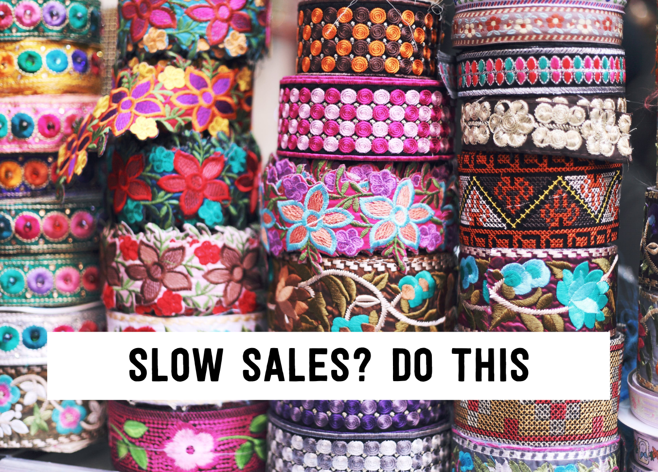 Sales sales? Do this | Tizzit.co - start and grow a successful handmade business