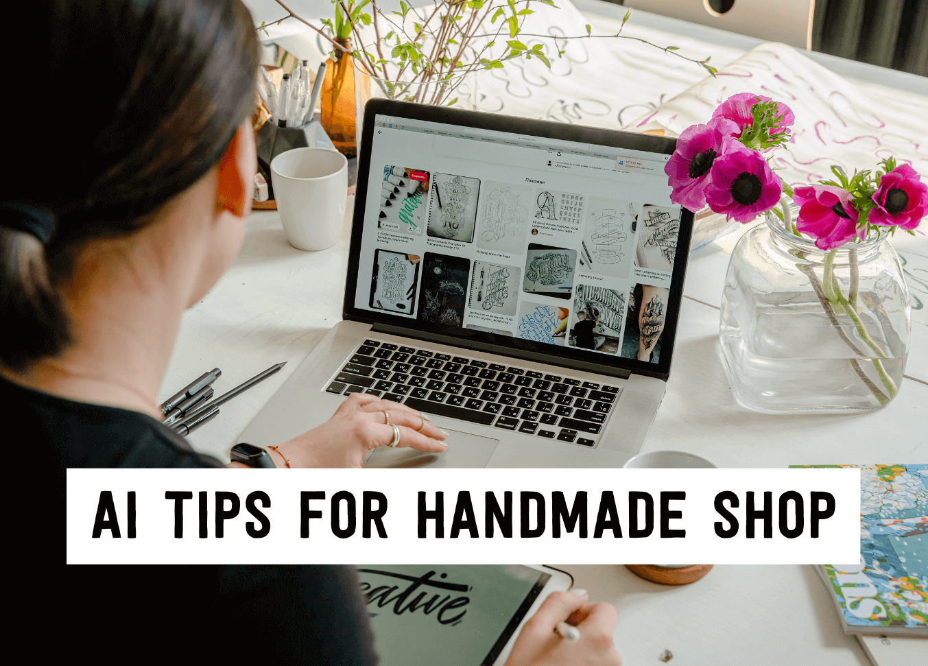 AI tips for handmade shop | Tizzit.co - start and grow a successful handmade business